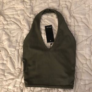 Nasty gal halter crop top